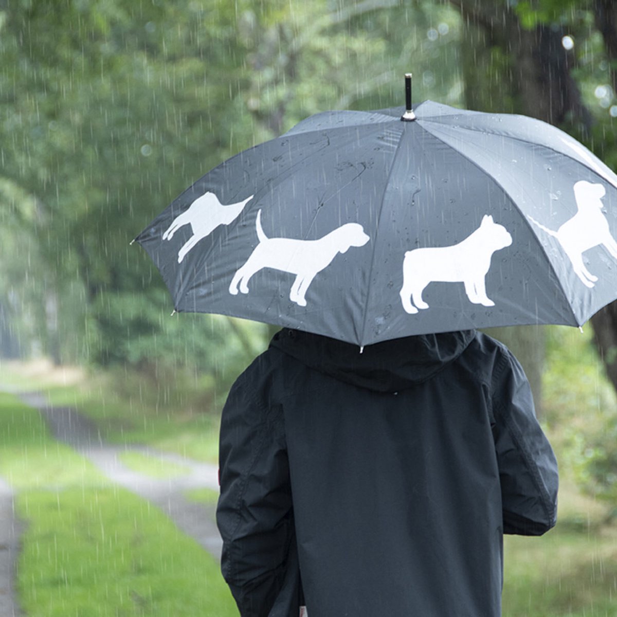 Reflecterende paraplu honden