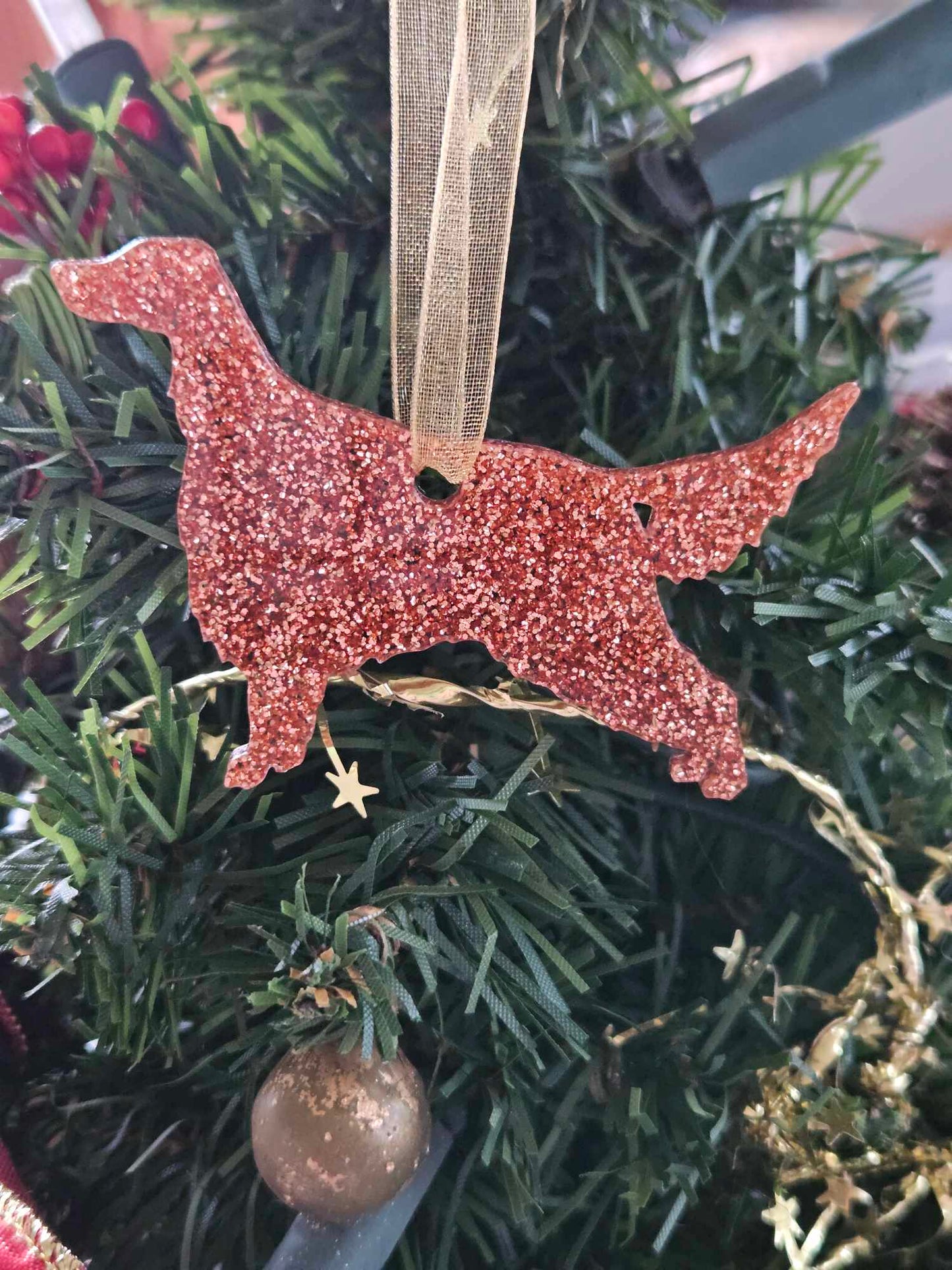 Kersthanger - Ierse Setter