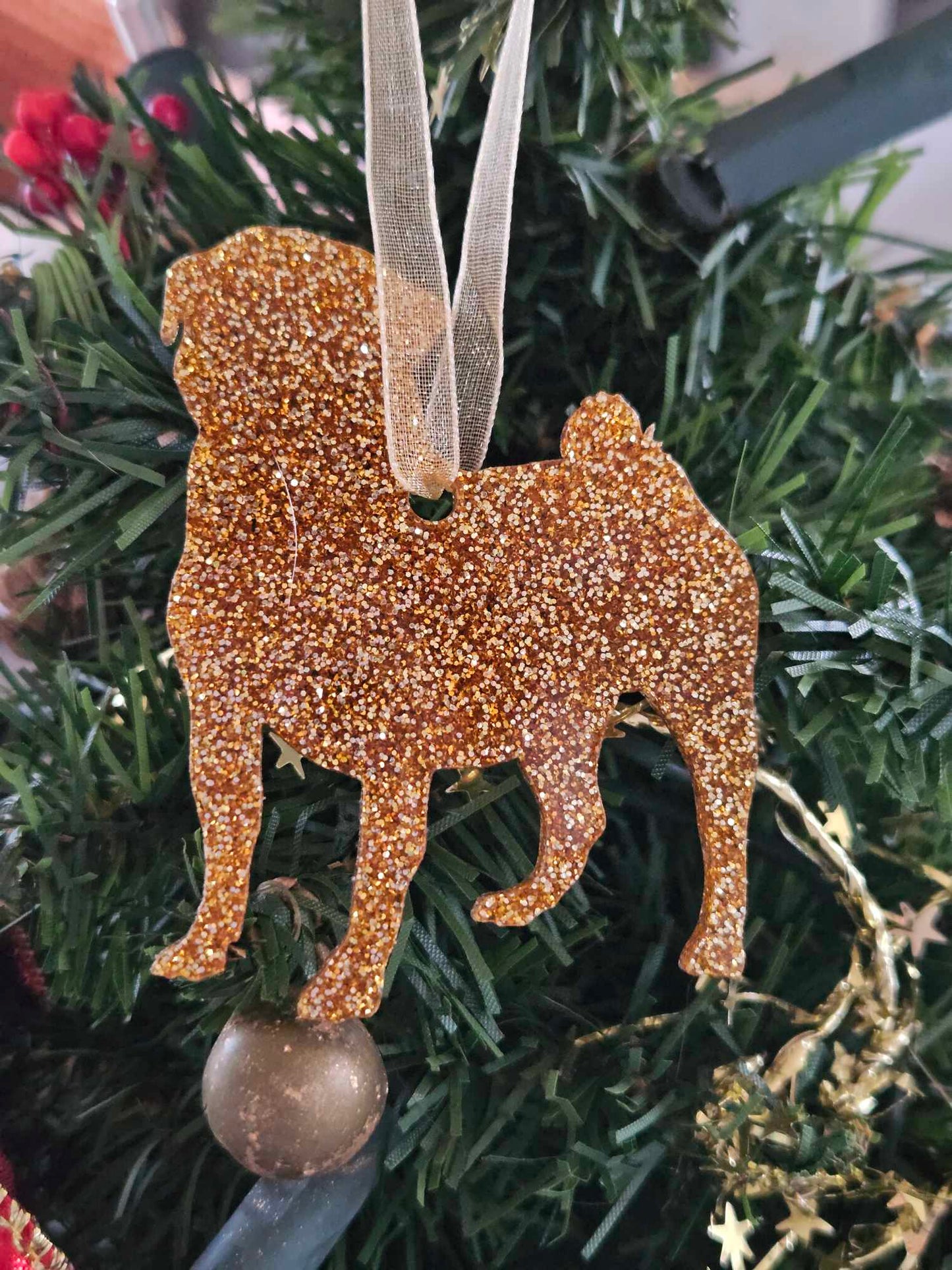 Kersthanger - Mopshond