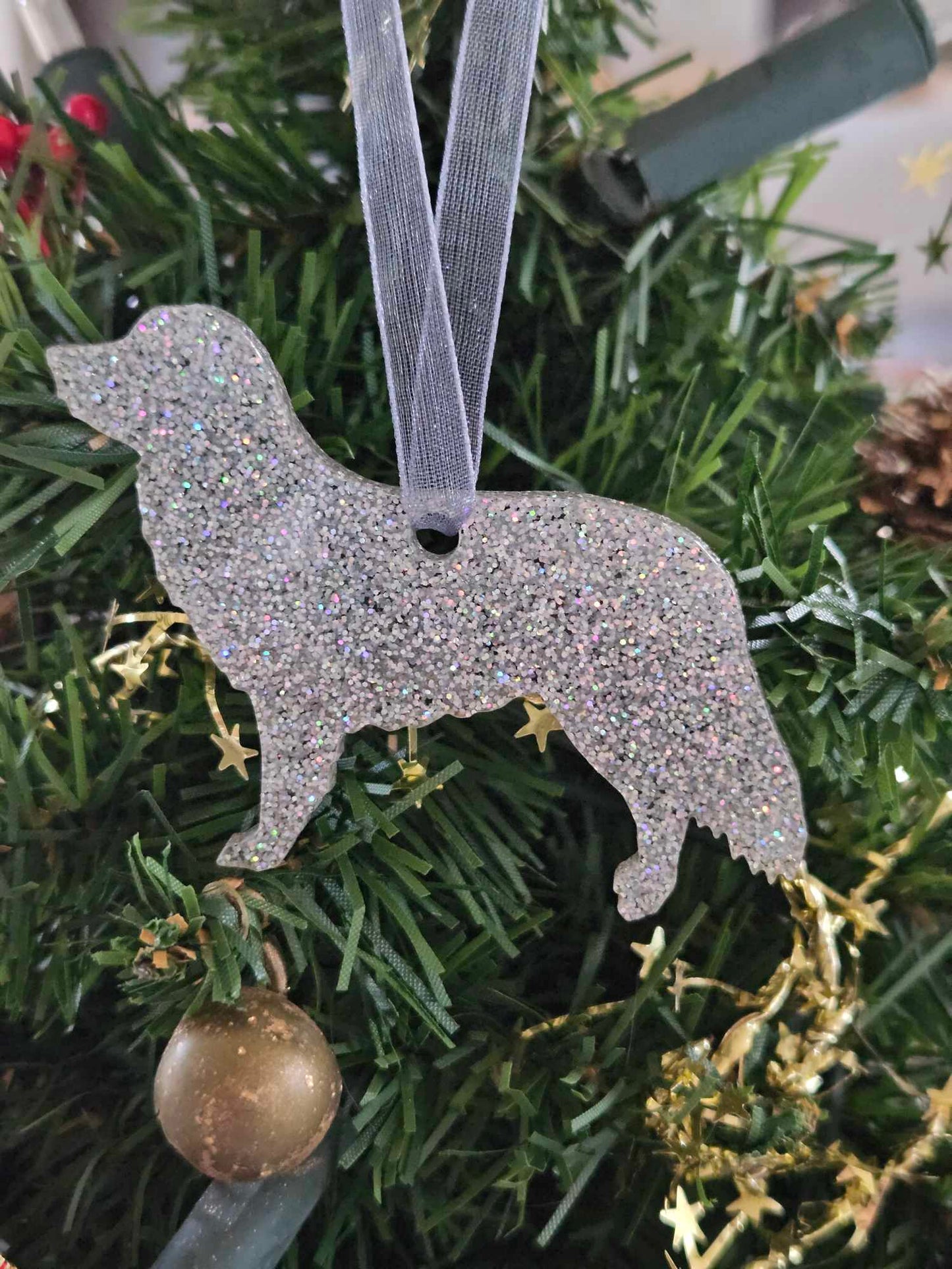 Kersthanger - Stabij/Toller zilver