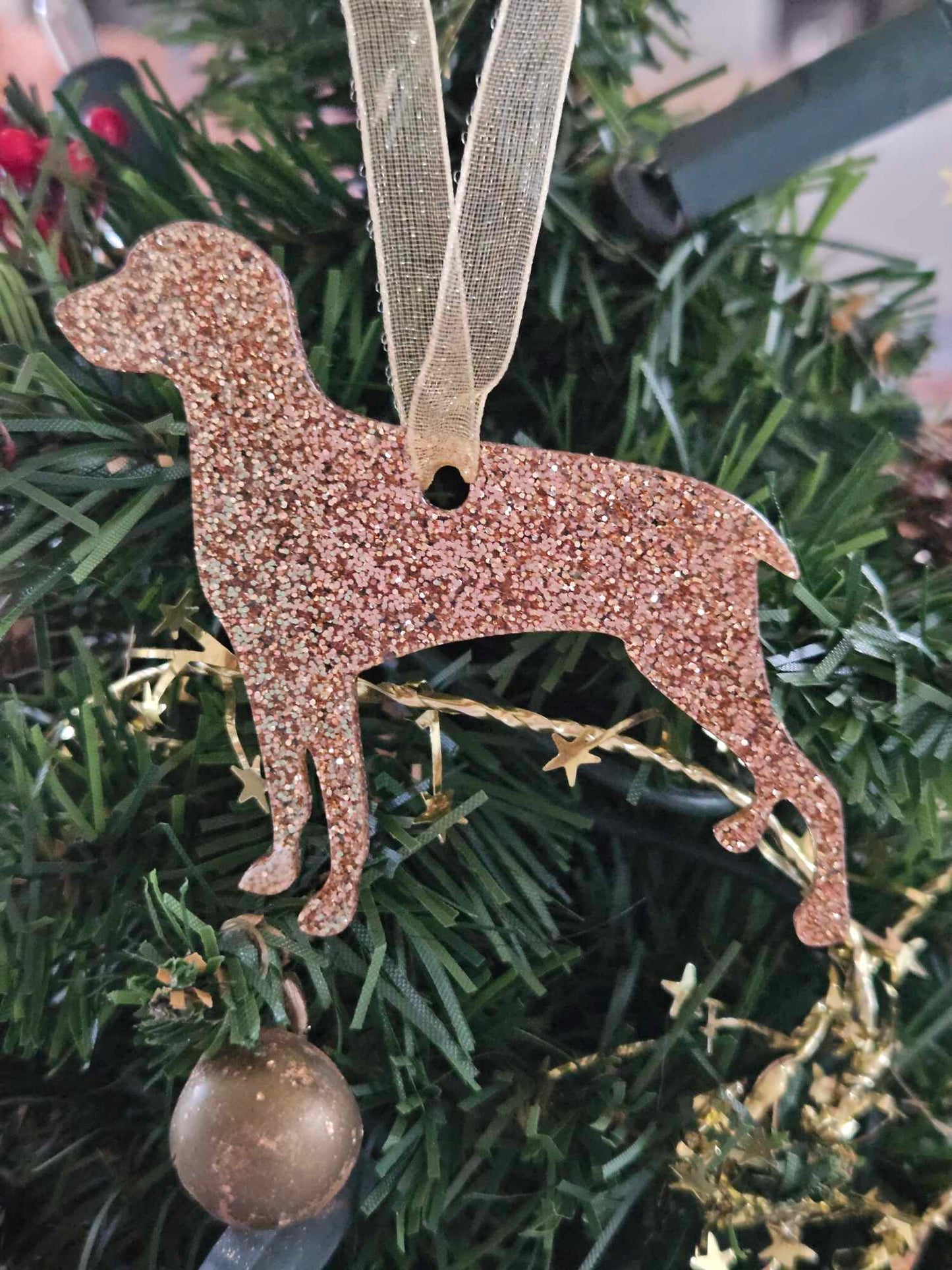 Kersthanger - Staande hond