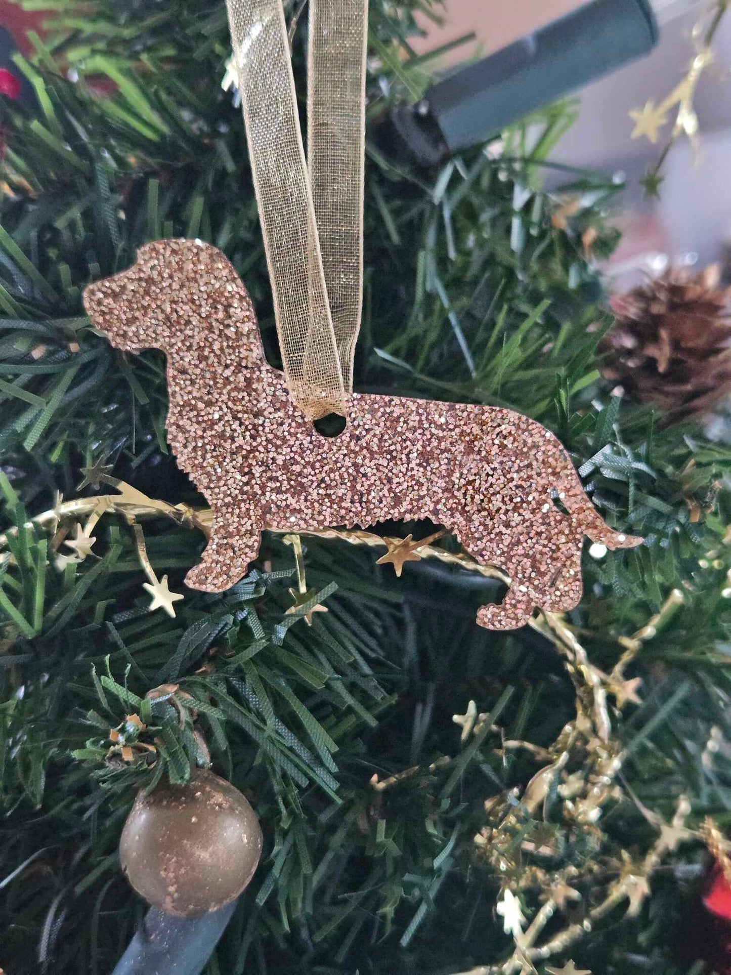 Kersthanger - Teckel ruwhaar