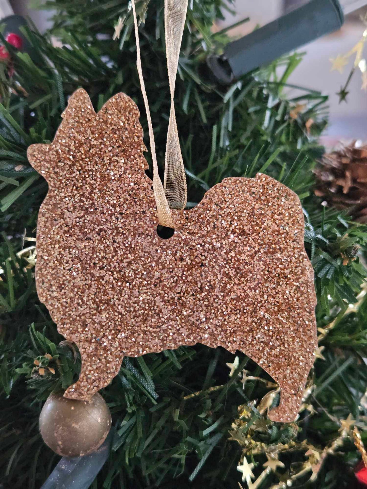 Kersthanger - Vlinderhondje