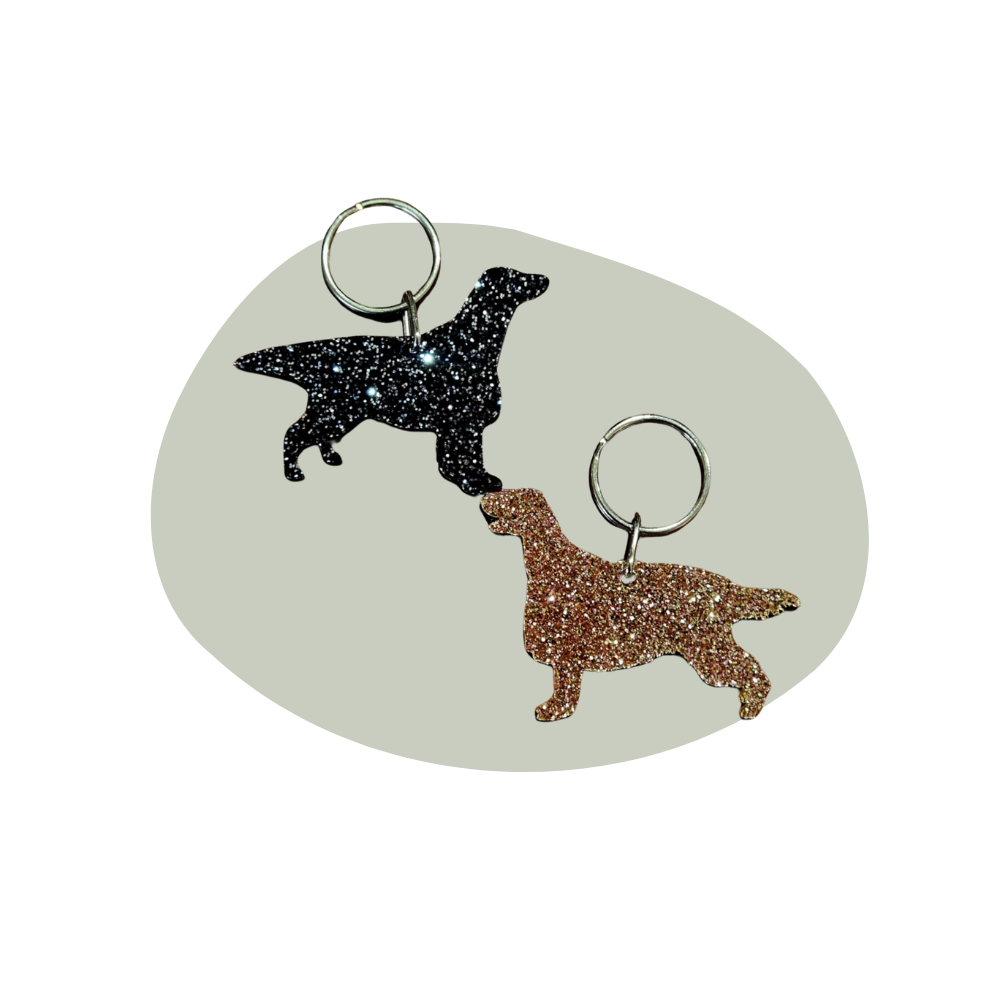 Sleutelhanger - Flatcoated Retriever