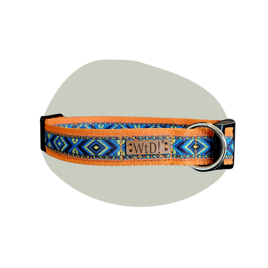 Grote halsband - Bohemian Orange