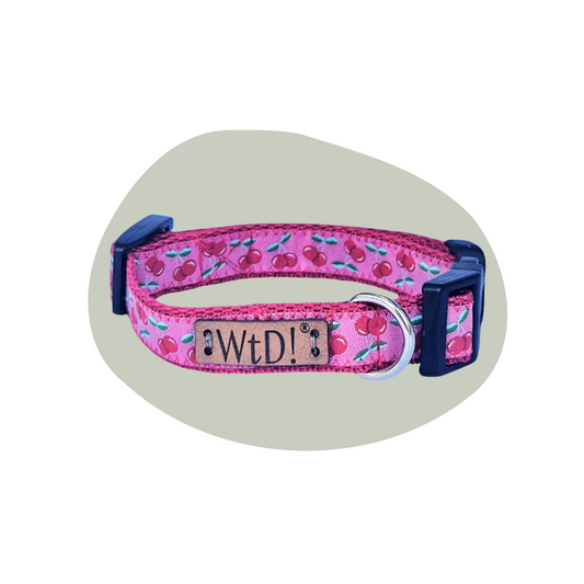Halsband 15 mm - Sweet Cherry