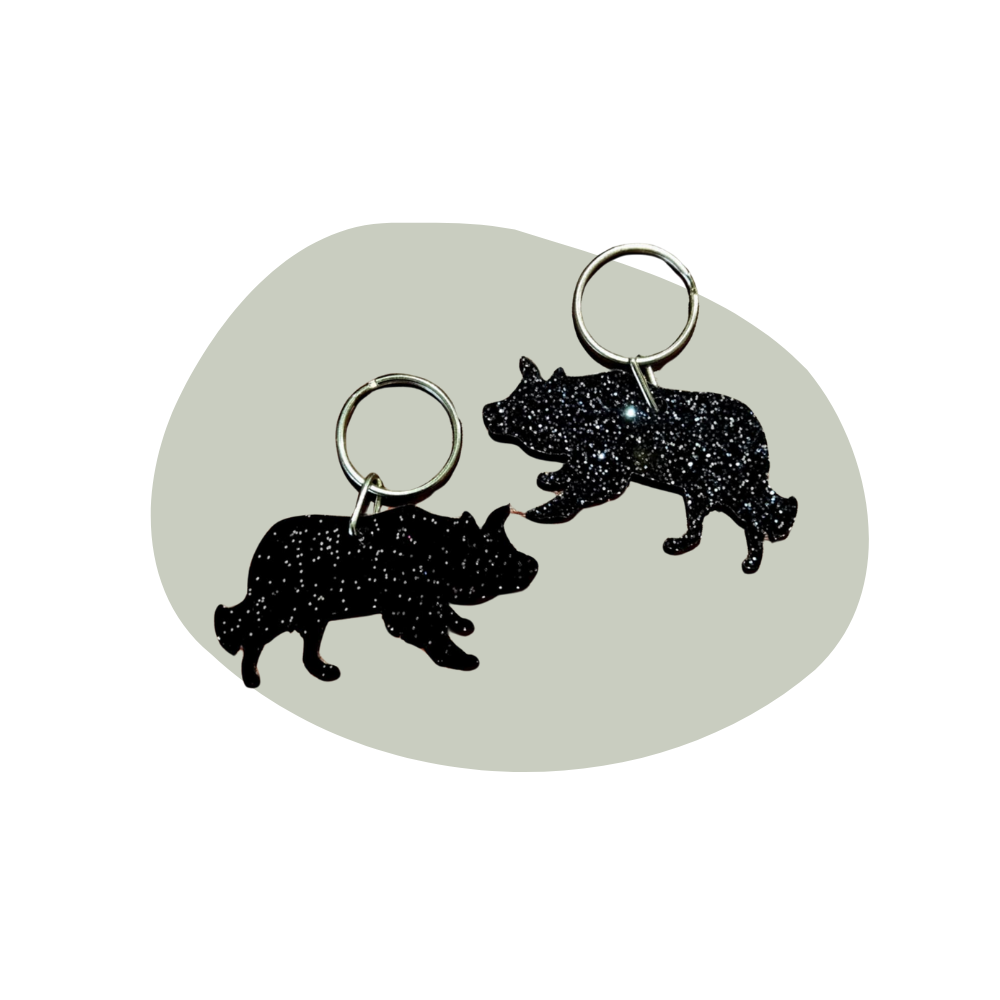 Sleutelhanger - Border Collie