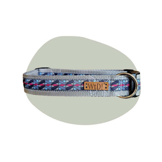 Grote halsband - Graphic Grey