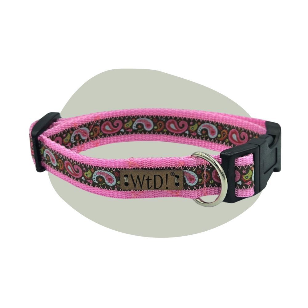 Middel halsband - Rosy