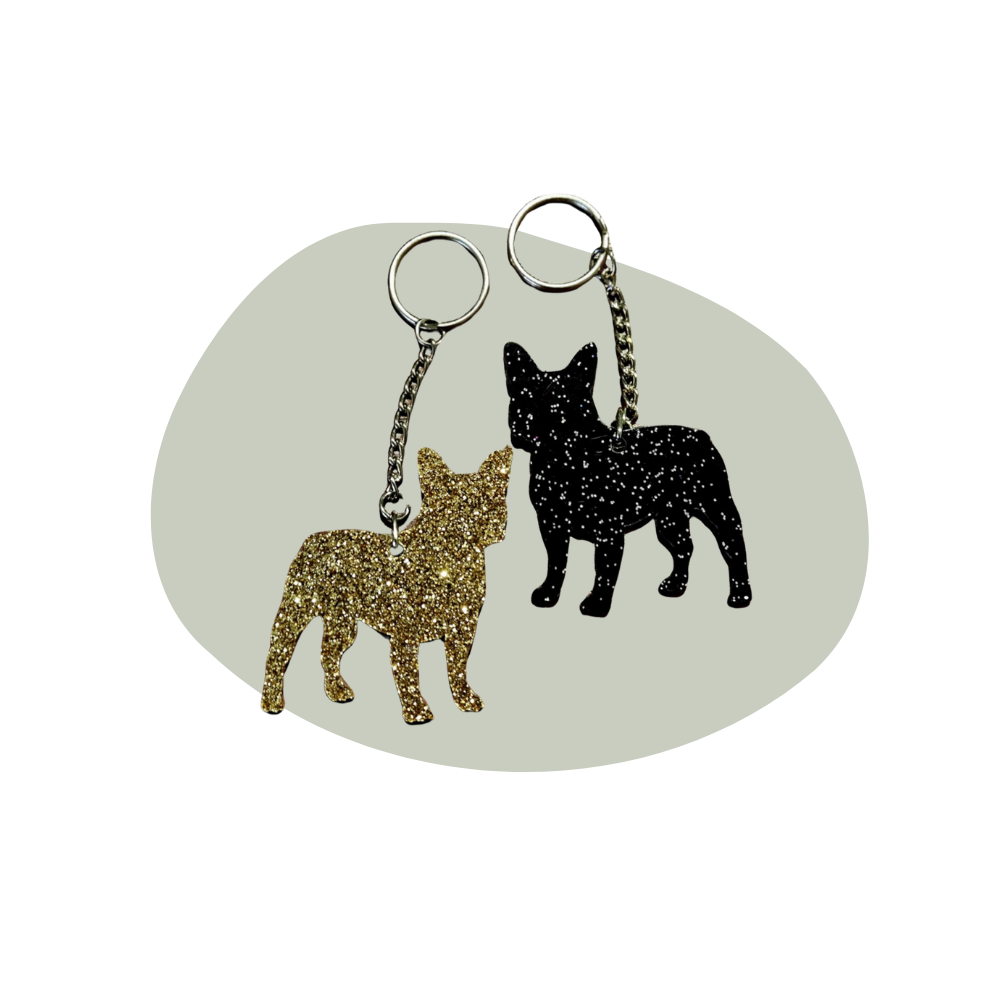 Sleutelhanger - Franse Bulldog