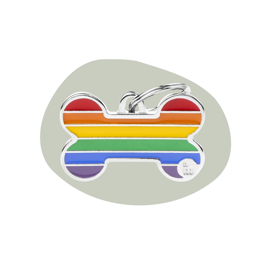 Hondenpenning Rainbow bot