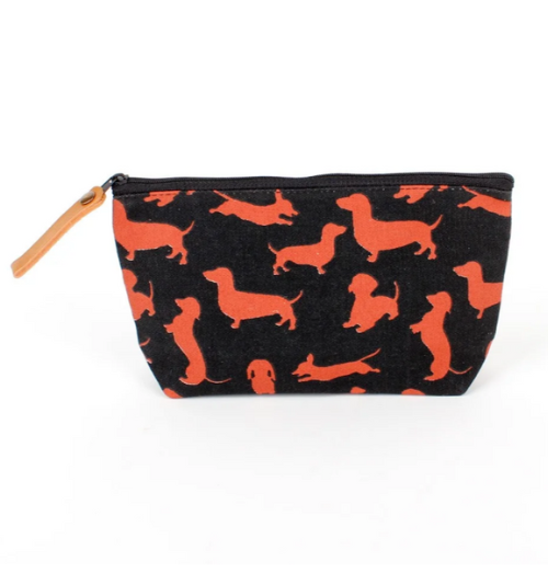 Cadeau-tip: Makeup tasje met Teckels cognac