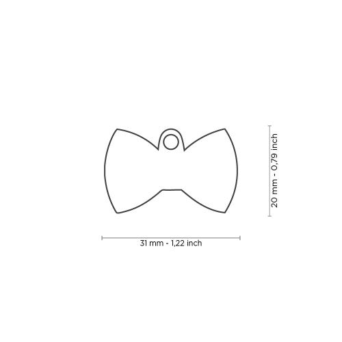 Hondenpenning Bow Tie