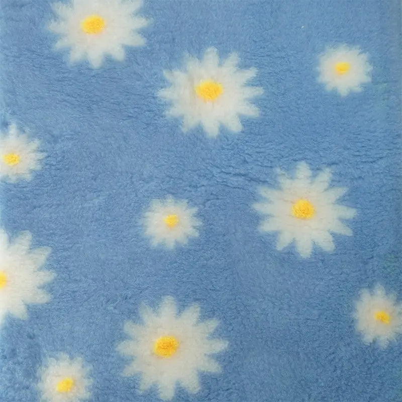 Vetbed - Madeliefjes blauw