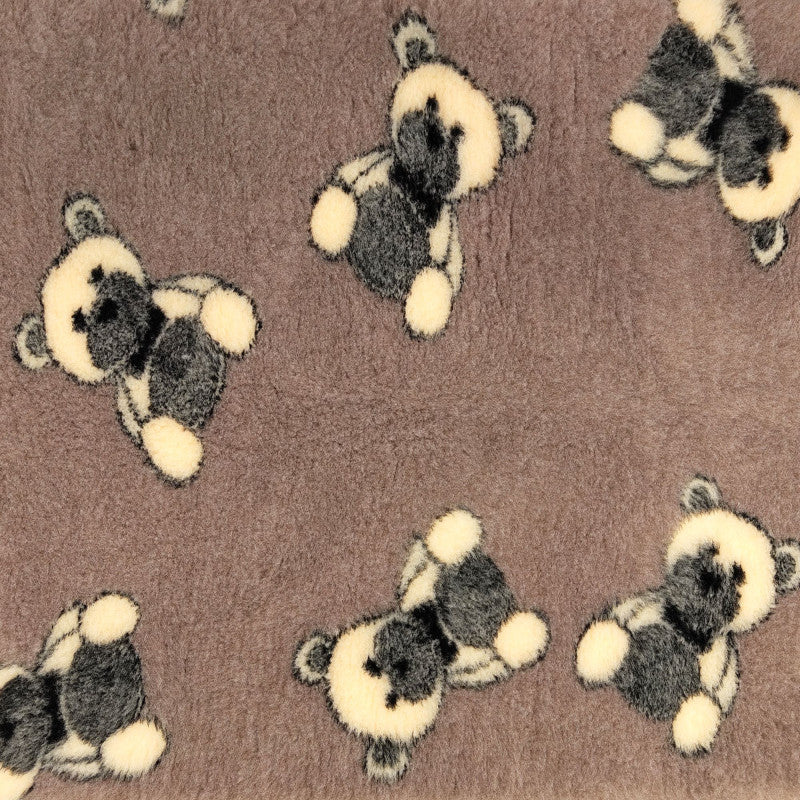 Vetbed - Beige beertjes