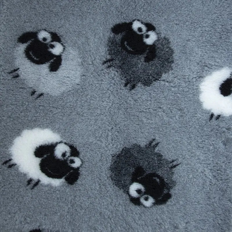 Vetbed - Grijze schaapjes