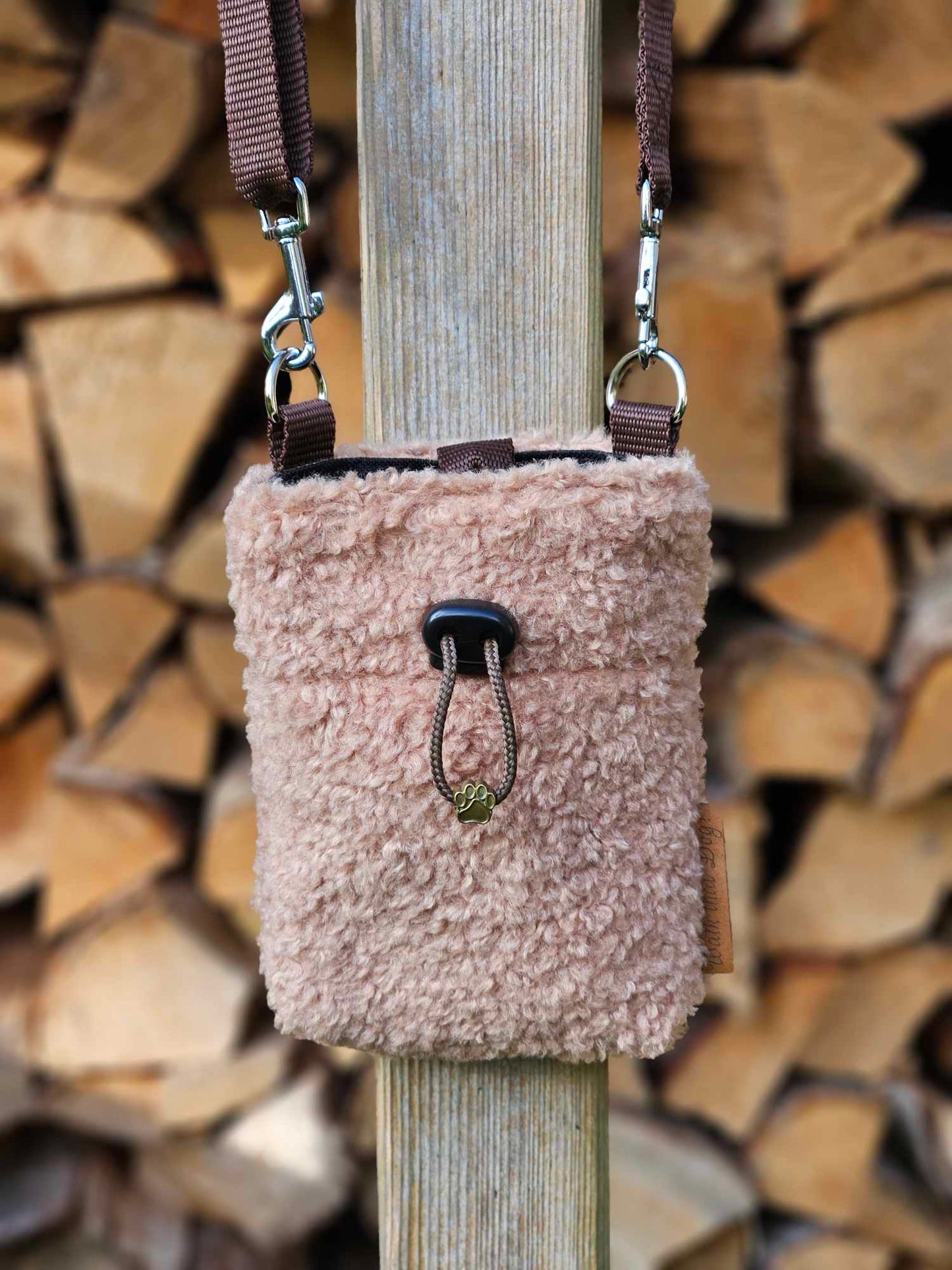 Crossbody beloningstas - Nude teddy