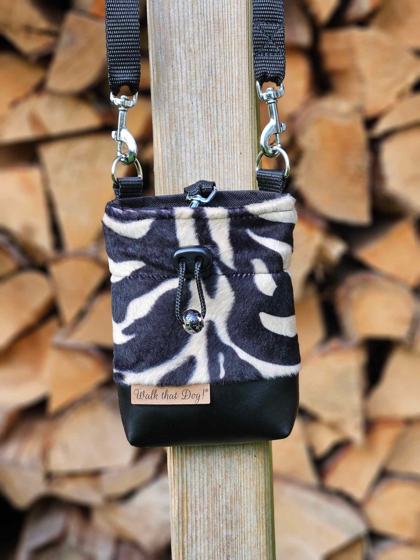 Crossbody beloningstas - zebra