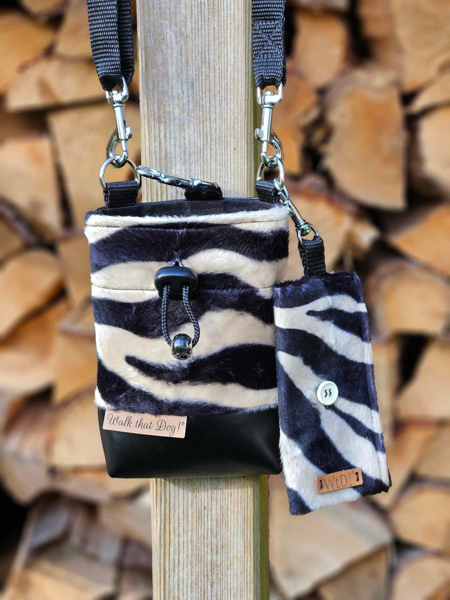Crossbody beloningstas - zebra