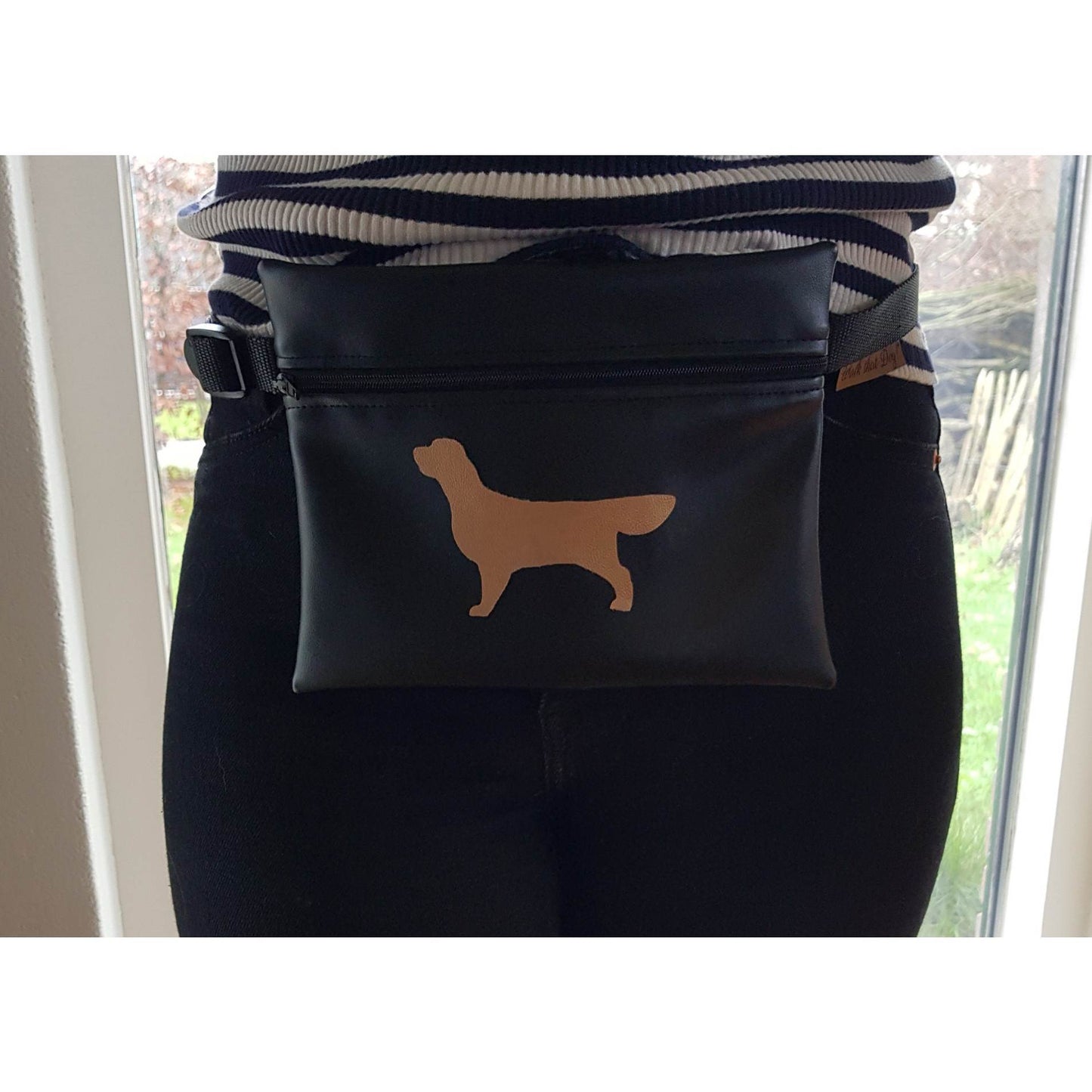 Zwart/goud - met eigen Silhouet