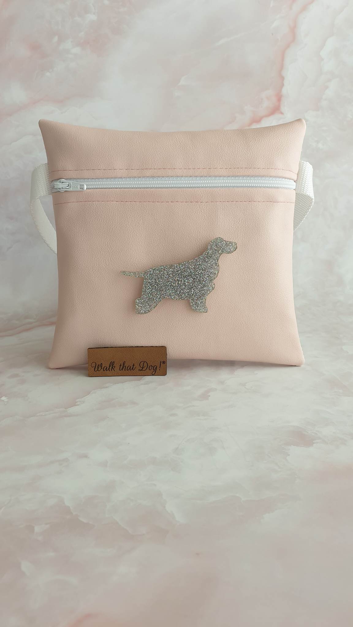 Showtas - Cocker Spaniël met glitter