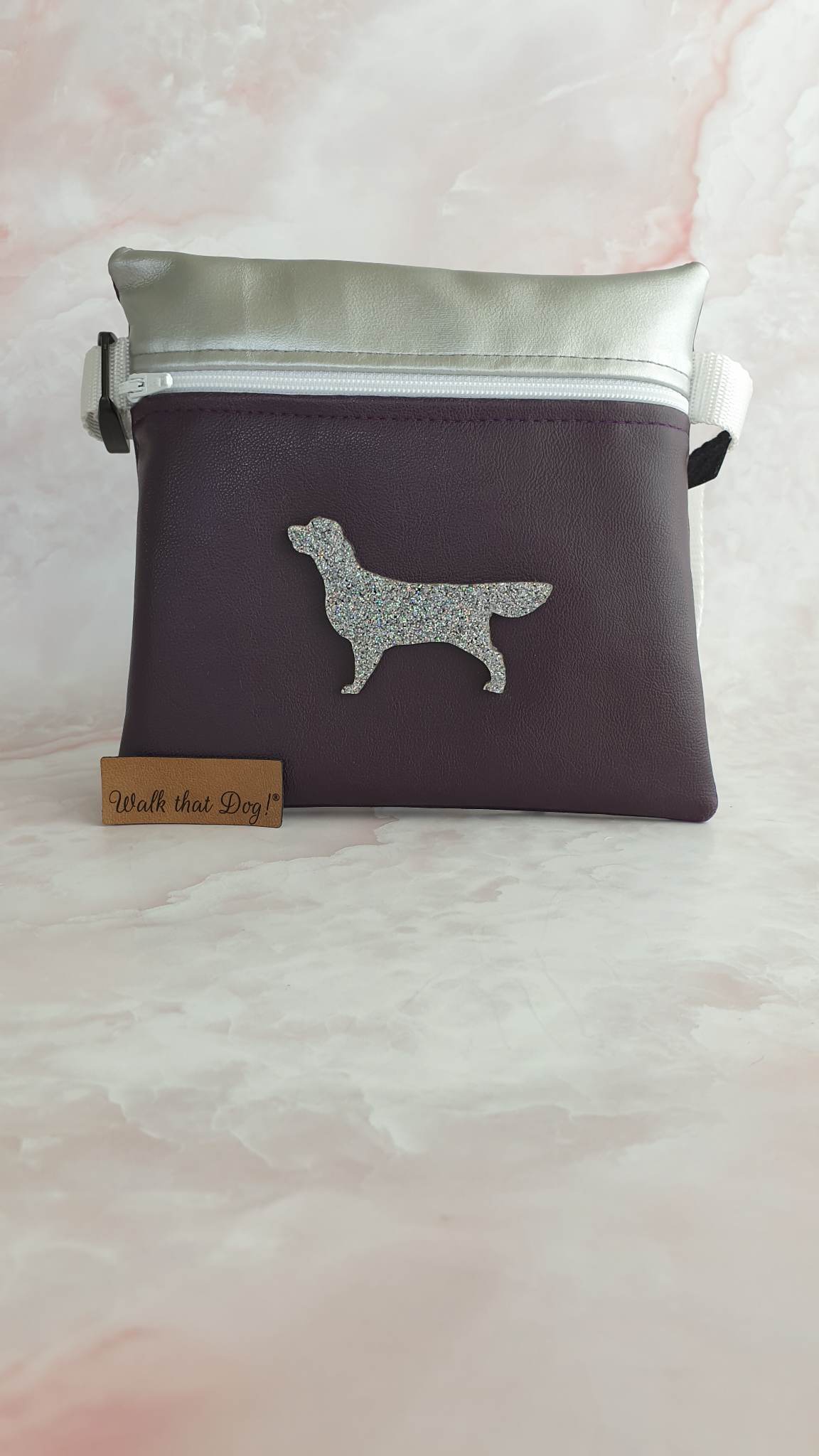 Showtas - Golden Retriever met glitter