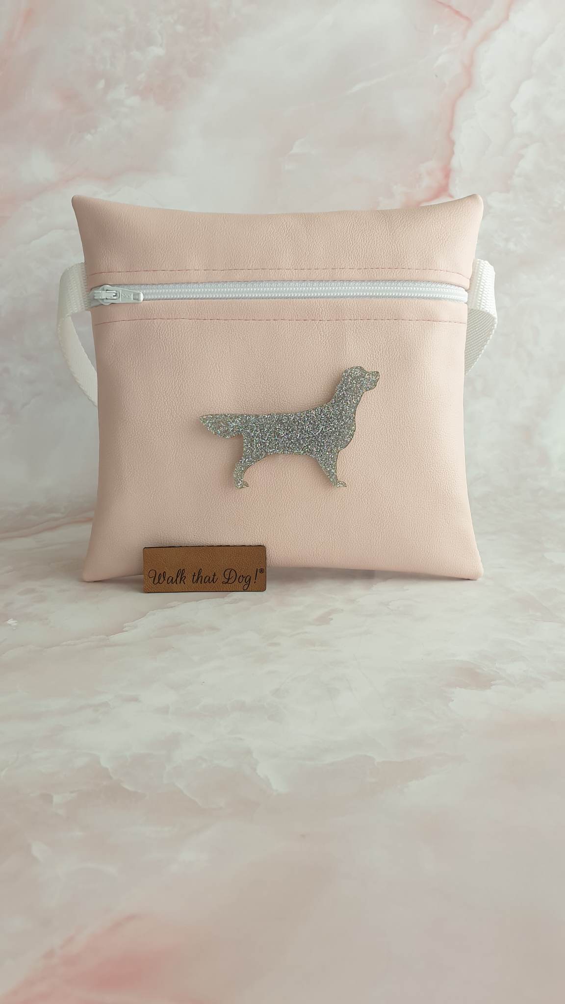 Showtas - Golden Retriever met glitter