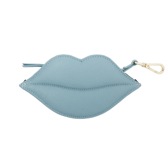 The Dog Musthaves - Poepzakhouder “Kus” van blauw leer