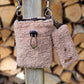 Crossbody beloningstas - Nude teddy