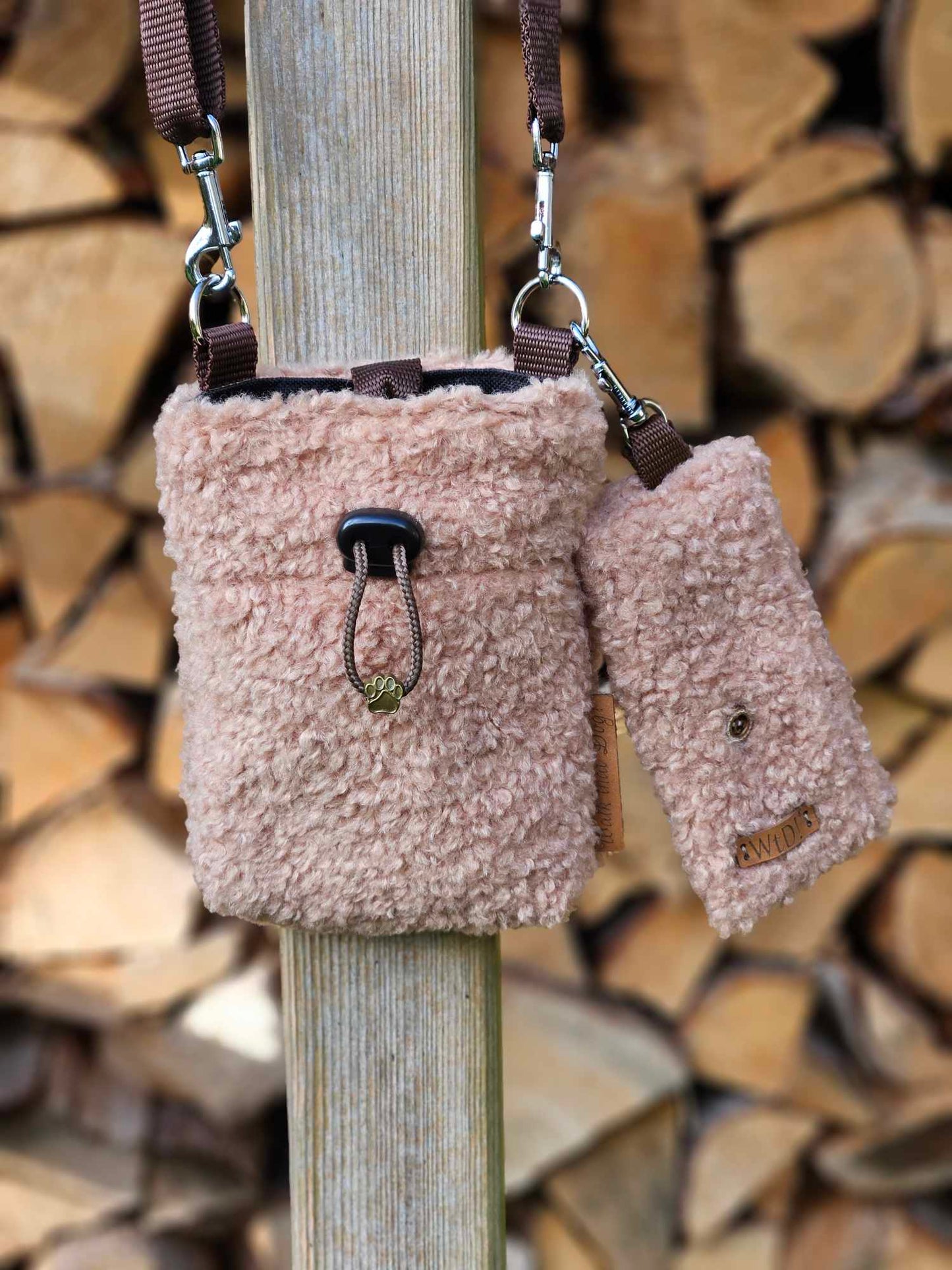 Crossbody beloningstas - Nude teddy