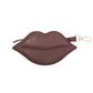 The Dog Musthaves - Poepzakhouder “Kus” van bordeaux rood leer