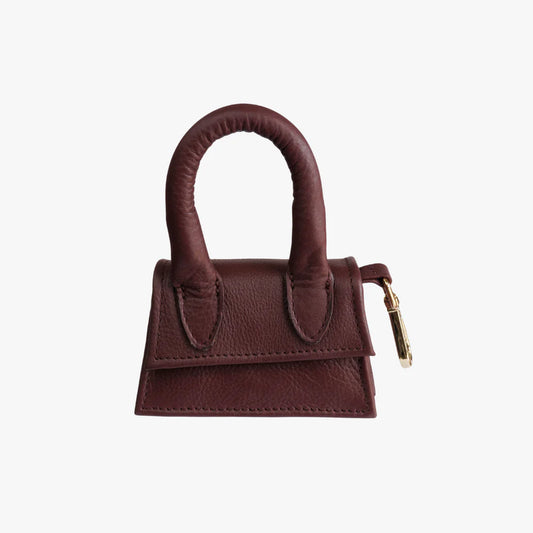 The Dog Musthaves Designer Bag - Beloningstasje voor hondenkoekjes en poepzakdispenser - Bordeaux