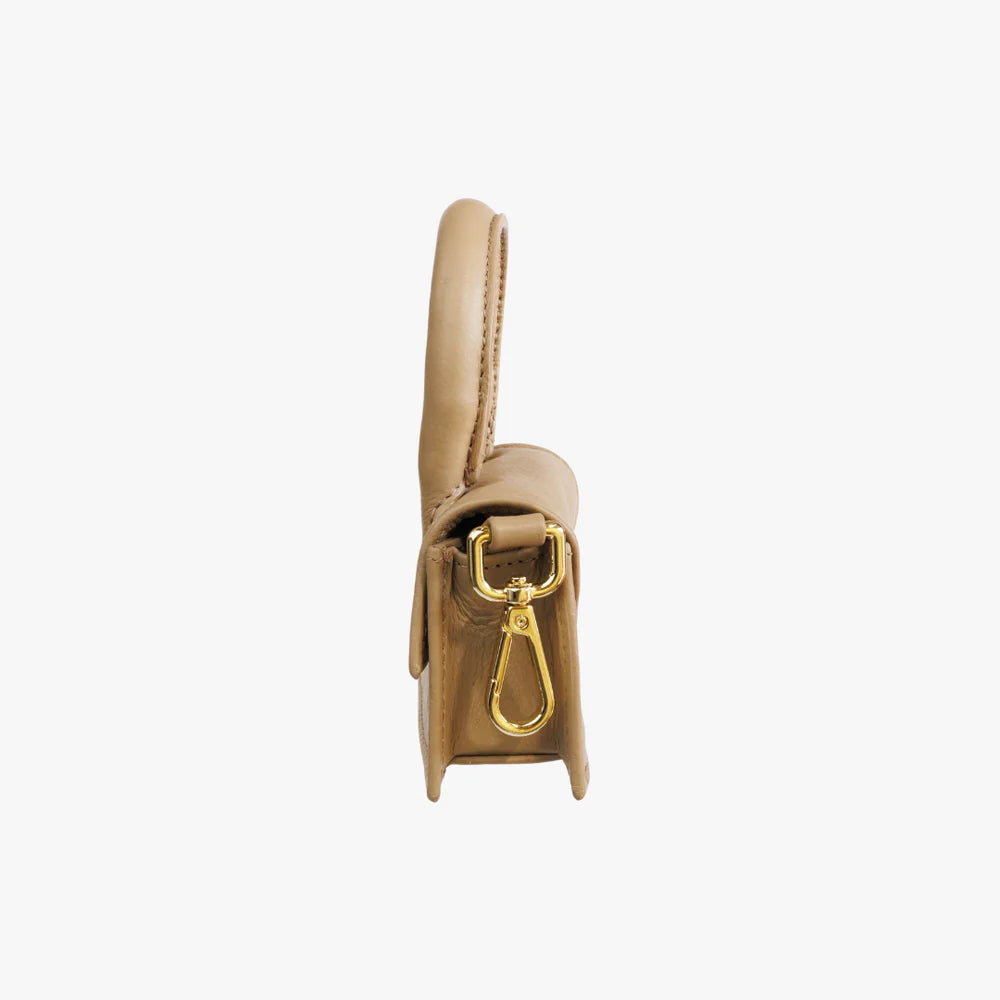 The Dog Musthaves Designer Bag - Beloningstasje voor hondenkoekjes en poepzakdispenser - Taupe