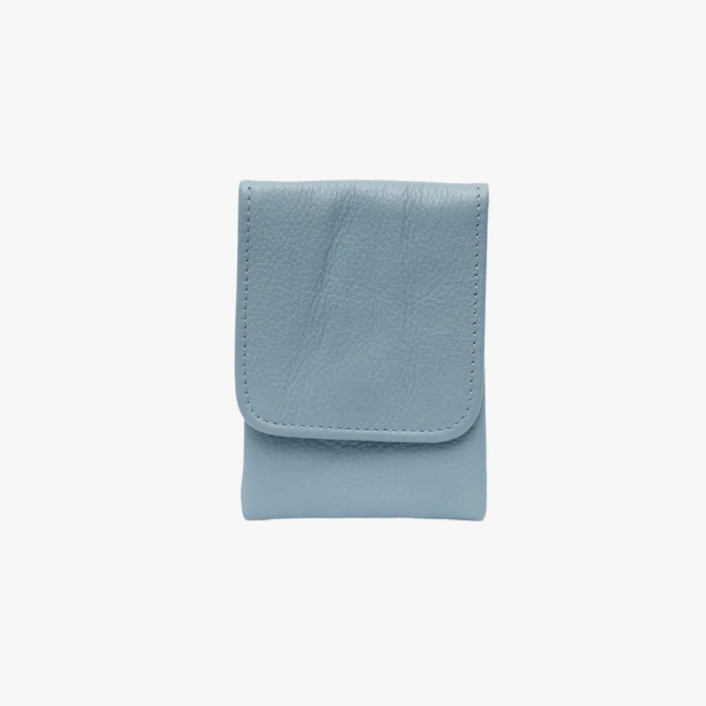 The Dog Musthaves Pooch leer | Stijlvolle Beloningstasje voor Hondenkoekjes en Poepzakjes - Blauw