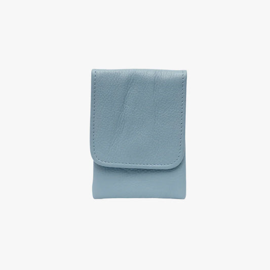 The Dog Musthaves Pooch leer | Stijlvolle Beloningstasje voor Hondenkoekjes en Poepzakjes - Blauw