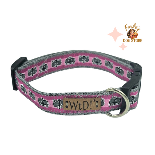 Halsband - Pink the Racoon