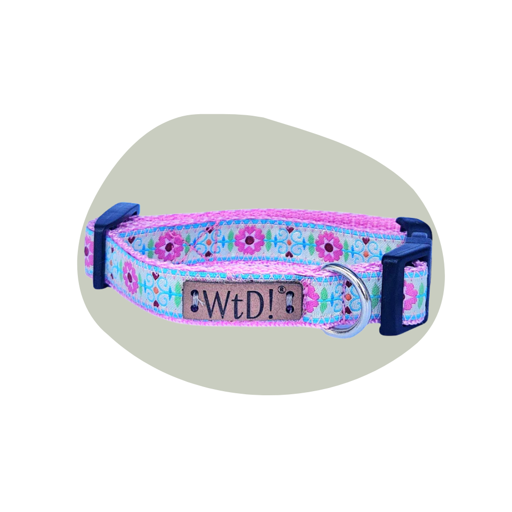 Halsband 15 mm - Floral