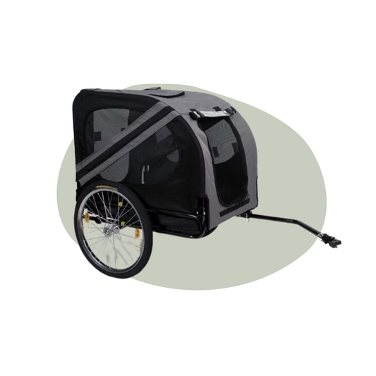 Fietskar tot 40 kg zwart/grijs