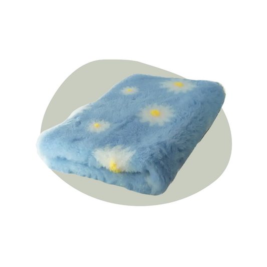 Vetbed - Madeliefjes blauw