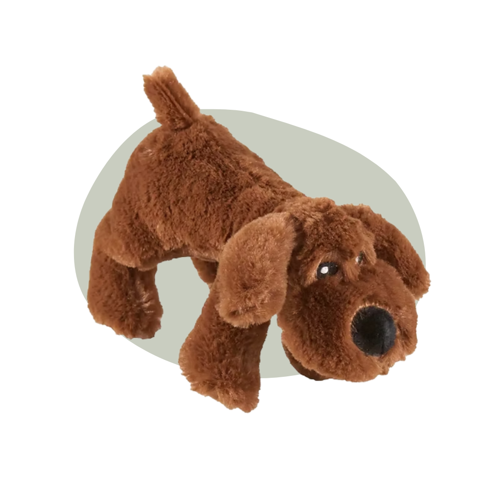 Pluche Puppy donkerbruin