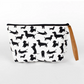 Cadeau-tip: Toilettas met Teckel zwart/wit