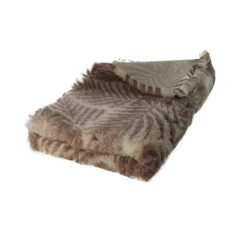 Vetbed - Beige bladeren