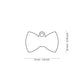 Hondenpenning Bow Tie