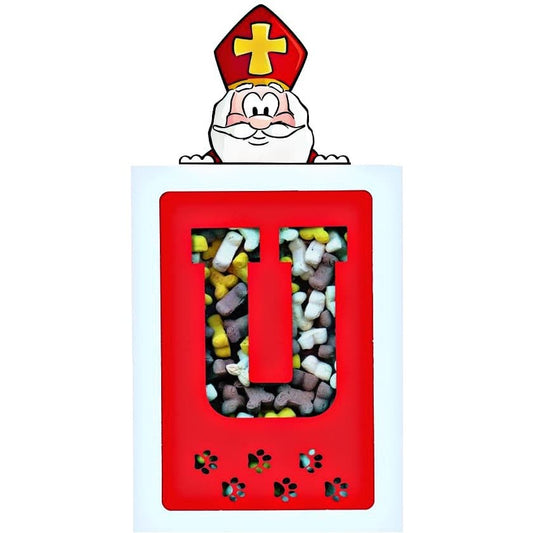 Sinterklaas koekjesletter - U