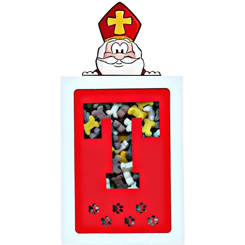 Sinterklaas koekjesletter - T